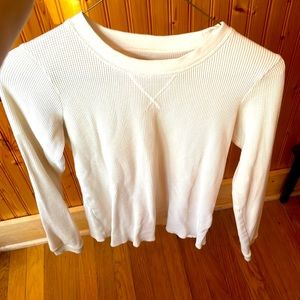 Everlane Waffle Knit Long-sleeve Shirt